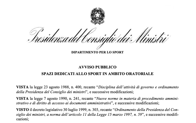 04 Bando Sport e Oratori